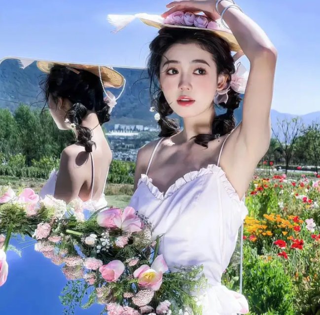 在床上